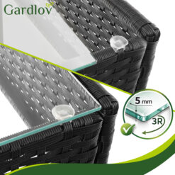 Aiamööbli komplekt – diivan, 2 tugitooli ja laud Soodukas.Com