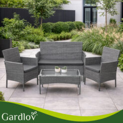 Aiamööbli komplekt – diivan, 2 tugitooli ja laud Soodukas.Com