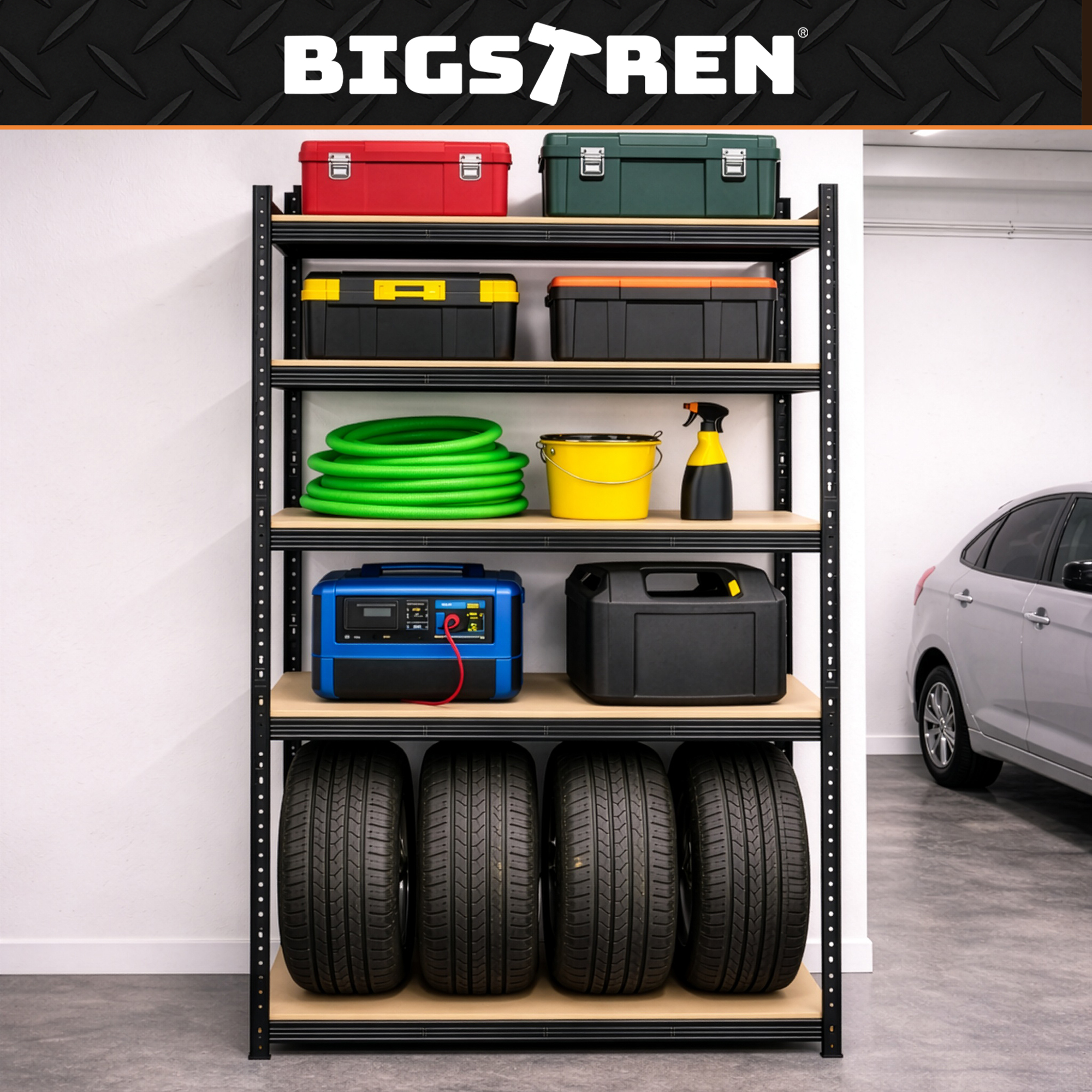 Metallist laoriiul 5 tasapinnaga 180x100x60cm – Soodukas.Com Metallist laoriiul 5 tasapinnaga 180x100x60cm - Image 13