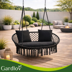 Padjakomplekt kahekohalisele ripptoolile – must Soodukas.Com