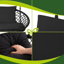 Padjakomplekt kahekohalisele ripptoolile – must Soodukas.Com