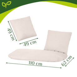 Alternative view of Padjakomplekt kahekohalisele ripptoolile – beež