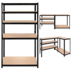 Metallist laoriiul 5 tasapinnaga 180×90×40cm Soodukas.Com