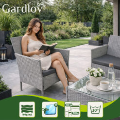 Alternative view of Aiamööbli komplekt – diivan, 2 tugitooli ja laud