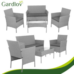 Aiamööbli komplekt – diivan, 2 tugitooli ja laud Soodukas.Com