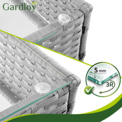 Aiamööbli komplekt – diivan, 2 tugitooli ja laud Soodukas.Com