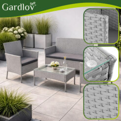 Aiamööbli komplekt – diivan, 2 tugitooli ja laud Soodukas.Com