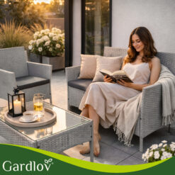 Aiamööbli komplekt – diivan, 2 tugitooli ja laud Soodukas.Com