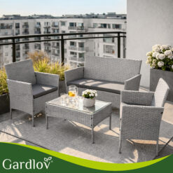 Aiamööbli komplekt – diivan, 2 tugitooli ja laud Soodukas.Com