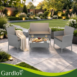 Aiamööbli komplekt – diivan, 2 tugitooli ja laud Soodukas.Com