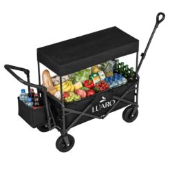 Kokkupandav transpordikäru varikatusega Soodukas.Com