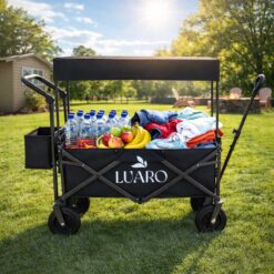 Kokkupandav transpordikäru varikatusega Soodukas.Com