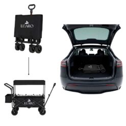 Kokkupandav transpordikäru varikatusega Soodukas.Com