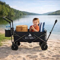 Kokkupandav transpordikäru varikatusega Soodukas.Com