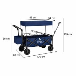 Kokkupandav transpordikäru varikatusega Soodukas.Com