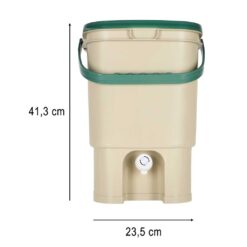 Köögikomposter 15L – biojäätmete kogumiskonteiner kraaniga Soodukas.Com