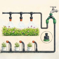 Alternative view of Kastmissüsteem 25m – tilkkastmine + uduefekt 