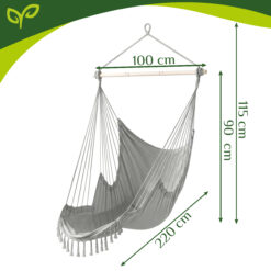 Swing - hanging chair 210cm gray Gardlov Soodukas.Com