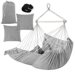 Swing - hanging chair 210cm gray Gardlov Soodukas.Com