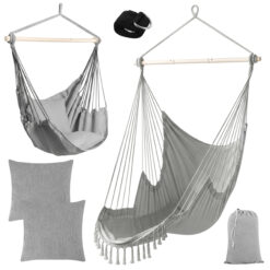 Swing - hanging chair 210cm gray Gardlov Soodukas.Com