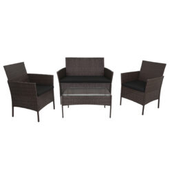 Aiamööbli komplekt – diivan, 2 tugitooli ja laud Soodukas.Com