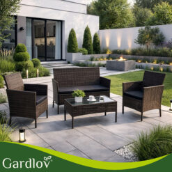 Aiamööbli komplekt – diivan, 2 tugitooli ja laud Soodukas.Com