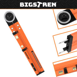 Alternative view of 3in1 reguleeritav nurgamõõtja loodi ja sirkli-funktsiooniga