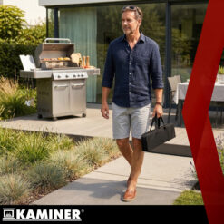 3-osaline grillitarvikute komplekt kohvris Soodukas.Com