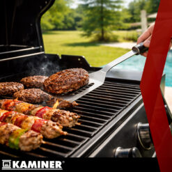 3-osaline grillitarvikute komplekt kohvris Soodukas.Com