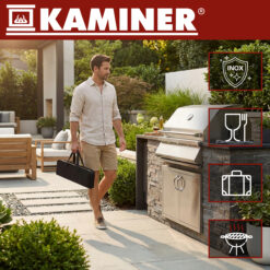 9-osaline grillitarvikute komplekt kohvris Soodukas.Com