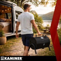 Kaasaskantav söegrill 2 resti ja termomeetriga – Soodukas.Com Kaasaskantav söegrill 2 resti ja termomeetriga Soodukas.Com