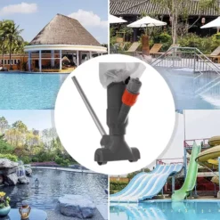 Basseini puhastuskomplekt – veesurvega tolmuimeja ja pinnavõrk Soodukas.Com