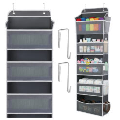 Riputatav ukseorganisaator 5 riiuliga