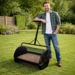 Komposti ja väetise laotur Soodukas.Com