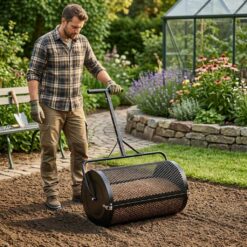 Komposti ja väetise laotur Soodukas.Com