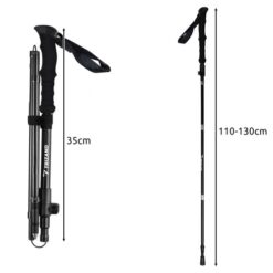 Trekking poles + accessories 2 pcs Trizand 24396 Soodukas.Com