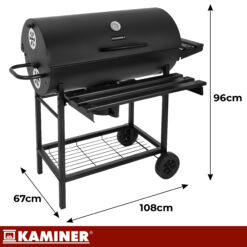 Suur söegrill + kate ja lisatarvikute komplekt Soodukas.Com