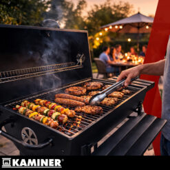 Suur söegrill + kate ja lisatarvikute komplekt Soodukas.Com