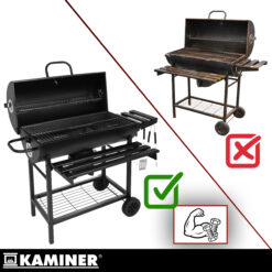 Suur söegrill + kate ja lisatarvikute komplekt Soodukas.Com