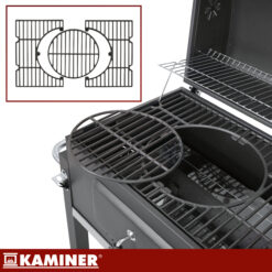 Suur söegrill malmresti ja korstnaga + kate ja tarvikud Soodukas.Com