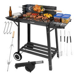 Söegrill lisaresti, vardasüsteemi ja tarvikutega