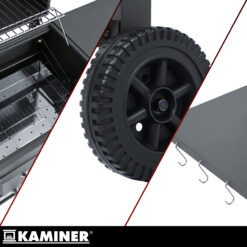 Söegrill malmresti ja korstnaga + kate ja lisatarvikud Soodukas.Com