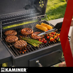 Söegrill malmresti ja korstnaga + kate ja lisatarvikud Soodukas.Com