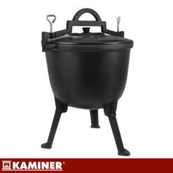 Emailitud malmist lõkkepott kaanega 8L Soodukas.Com