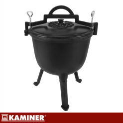 Emailitud malmist lõkkepott kaanega 8L Soodukas.Com