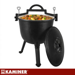 Emailitud malmist lõkkepott kaanega 8L Soodukas.Com