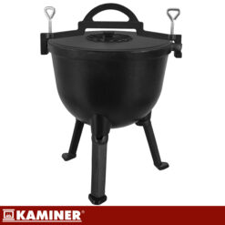 Emailitud malmist lõkkepott kaanega 10L Soodukas.Com