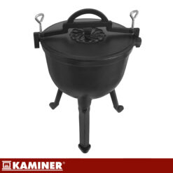 Emailitud malmist lõkkepott kaanega 10L Soodukas.Com