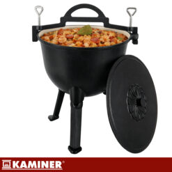 Emailitud malmist lõkkepott kaanega 10L Soodukas.Com