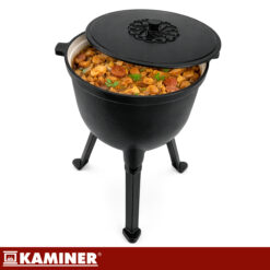 Emailitud malmist lõkkepott kaanega 10L Soodukas.Com